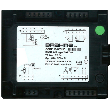 COFFRET DE CONTROLE POUR HPV MAX - TGRD92