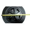 ROUE DIAMETRE 400 - AXE Ø25 - POUR JUMBO 155-