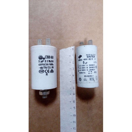 CONDENSATEUR 5 µF BRULEUR ECOFLAM EC/GE/GP