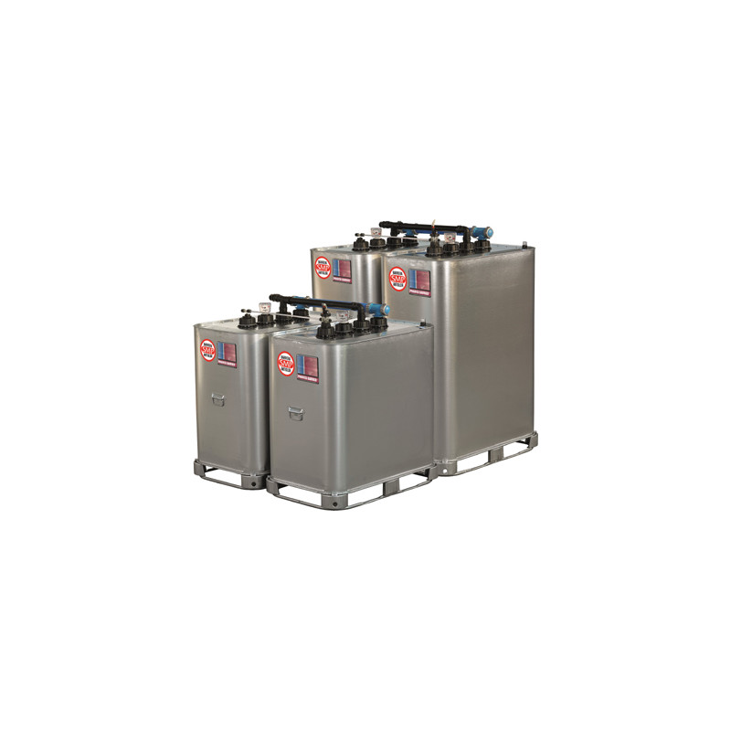 CUVE FIOUL 700L DOUBLE PAROI AVEC RACK