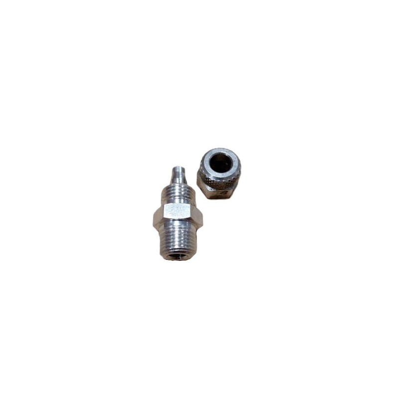 RACCORD DROIT 1/8 M6 POUR FILTRE FUEL EC/GE