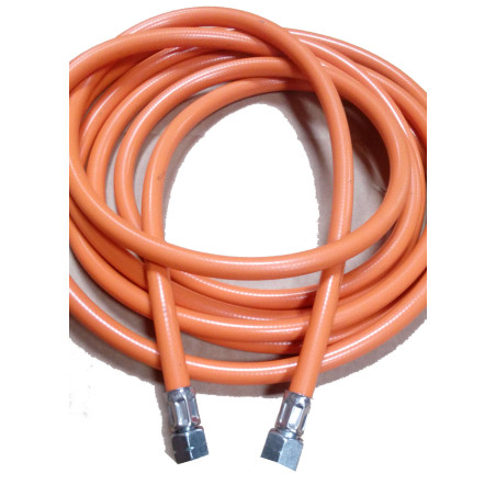 TUYAU DE GAZ ORANGE Lg 2m - GP - 2 RAC FEM