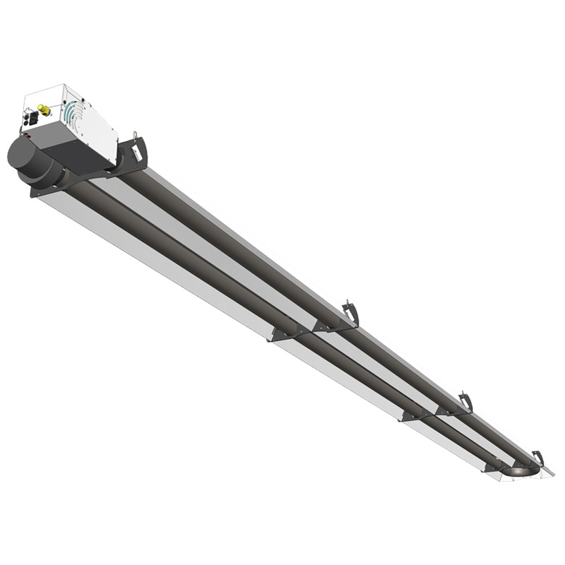 CHAUFFAGE RADIANT SOMBRE SUSPENDU GAZ - 22KW