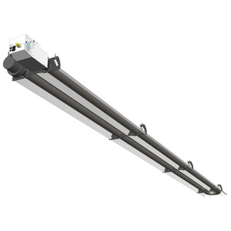 CHAUFFAGE RADIANT SOMBRE SUSPENDU GAZ - 22KW