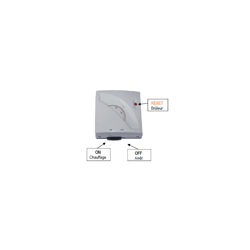 THERMOSTAT AMBIANCE SIMPLE POUR AEROTHERMES