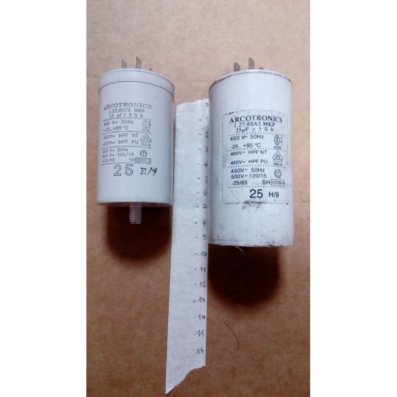 CONDENSATEUR 25 µF POUR MOTEUR POUR EC85