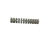 BARRETTE DE CONNECTION 12 BROCHES MALES ISOLE