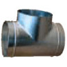TE DE CHEMINEE SIMPLE PAROI ALUMINE D 153